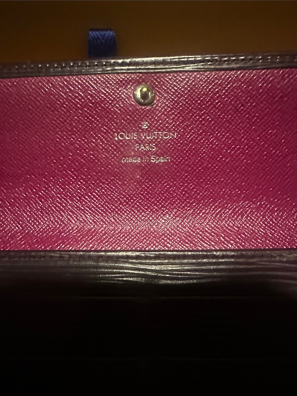 Louis Vuitton Epi Leather Long Wallet in Deep Purple - Picture 2 of 7